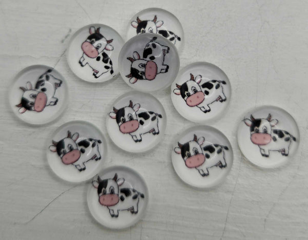 12mm - Cabochon, Baby Cow