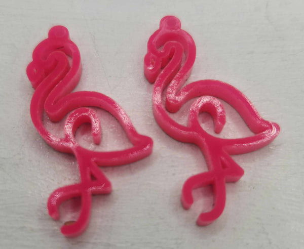 1" Acrylic, Flamingo