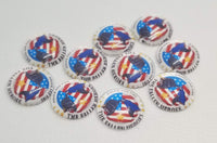 12mm - Cabochon, Thin Red Line Fallen Hero
