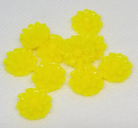 12mm - Flowery, Neon Yellow