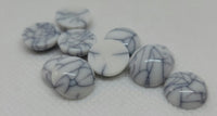 12mm - Marble, White