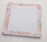 Post It Style 50 Sheets - Pink Floral