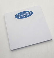 Post It Style 50 Sheets - It's A Wanderful Life