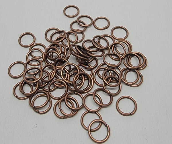 6mm - Copper Plated, Jump Rings Copper