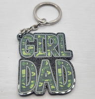 Keychain - Girl Dad