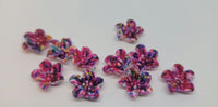 14mm - Color Dipped Hibiscus Flower, Tie Dye