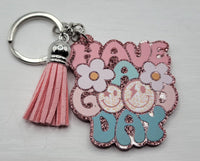 Keychain - Have A Good Day (Rose Gold Background)