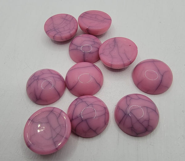 12mm - Marble, Pink