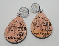 2" RTW Mom to a Child with Wings - Pink